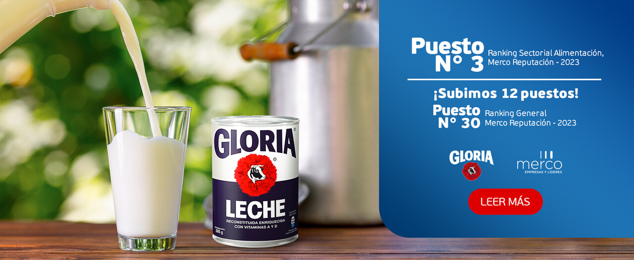 Web Oficial de Leche Gloria, la leche que prefiere el Perú