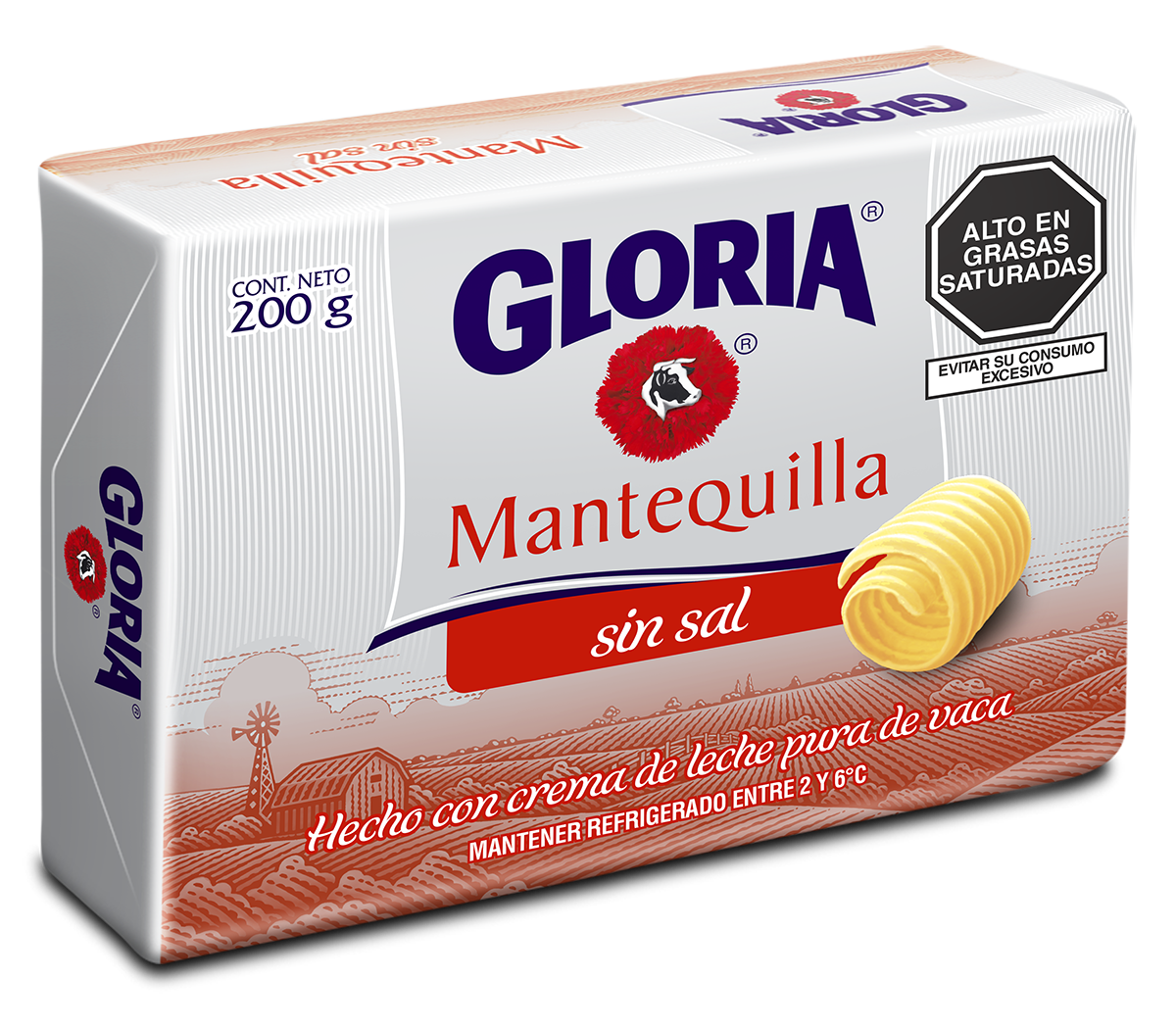 Mantequilla Gloria sin sal