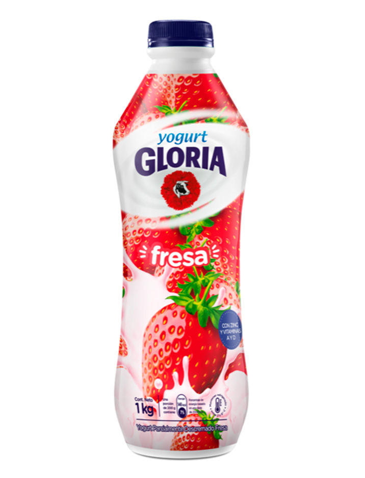Yogurt Fresa  Leche Gloria