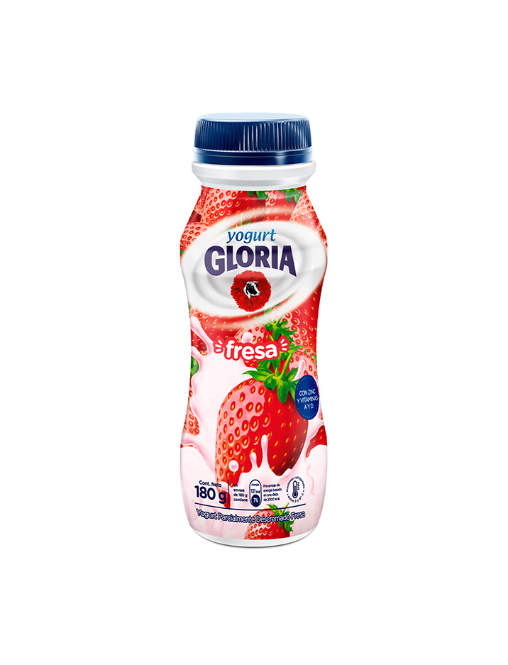 Yogurt Fresa  Leche Gloria